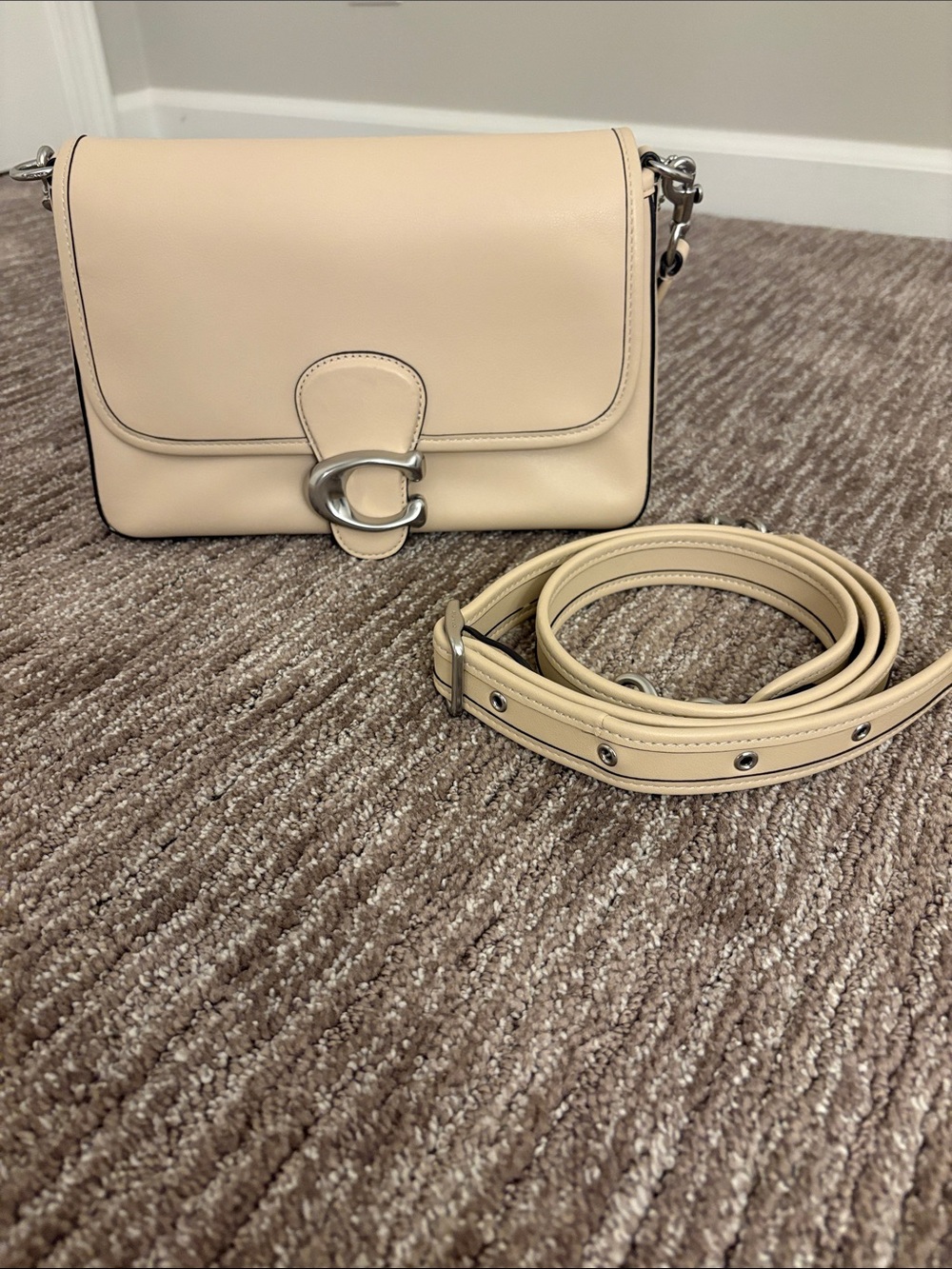 Coach Soft Tabby in Ivory